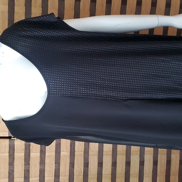 Lane Bryant Tops - Lane Bryant Stud with Chiffon overlay one side